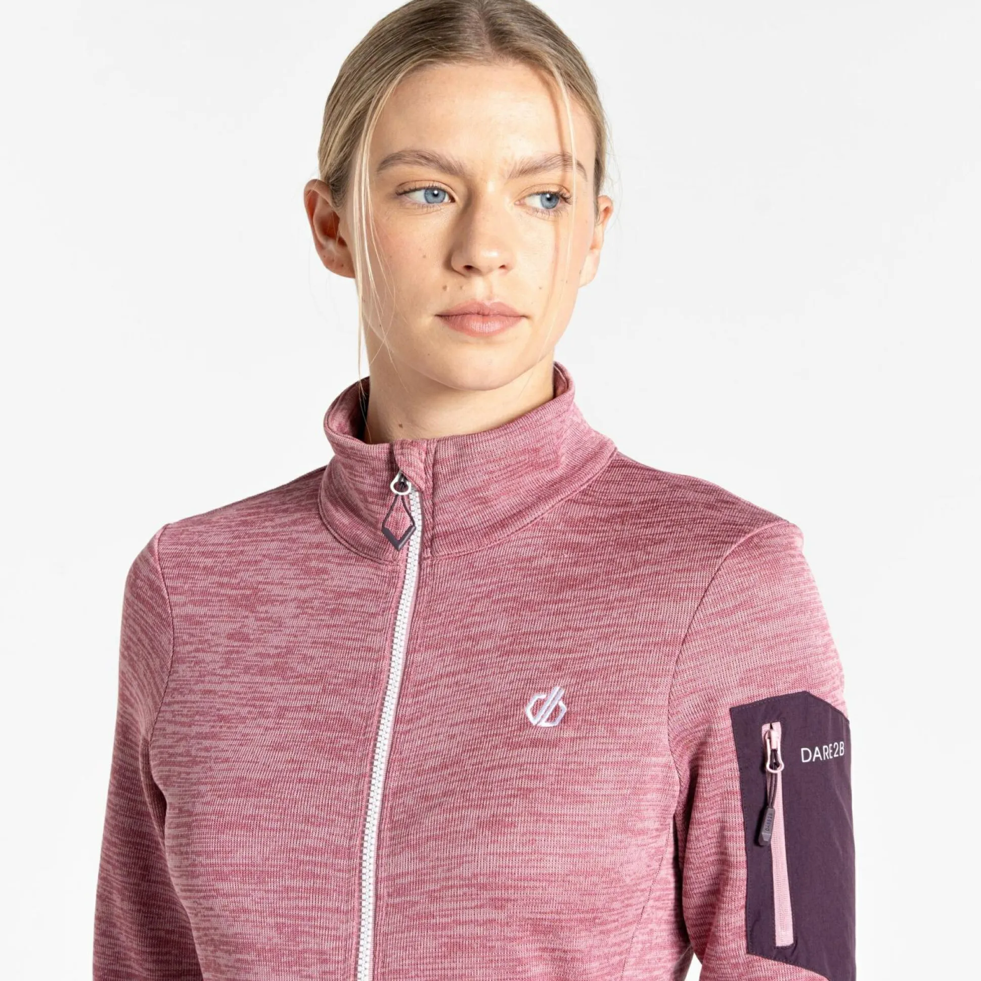 Dare 2b - Women's Torrek Mountain Zip Through Fleece | Lilas & Deep Plum