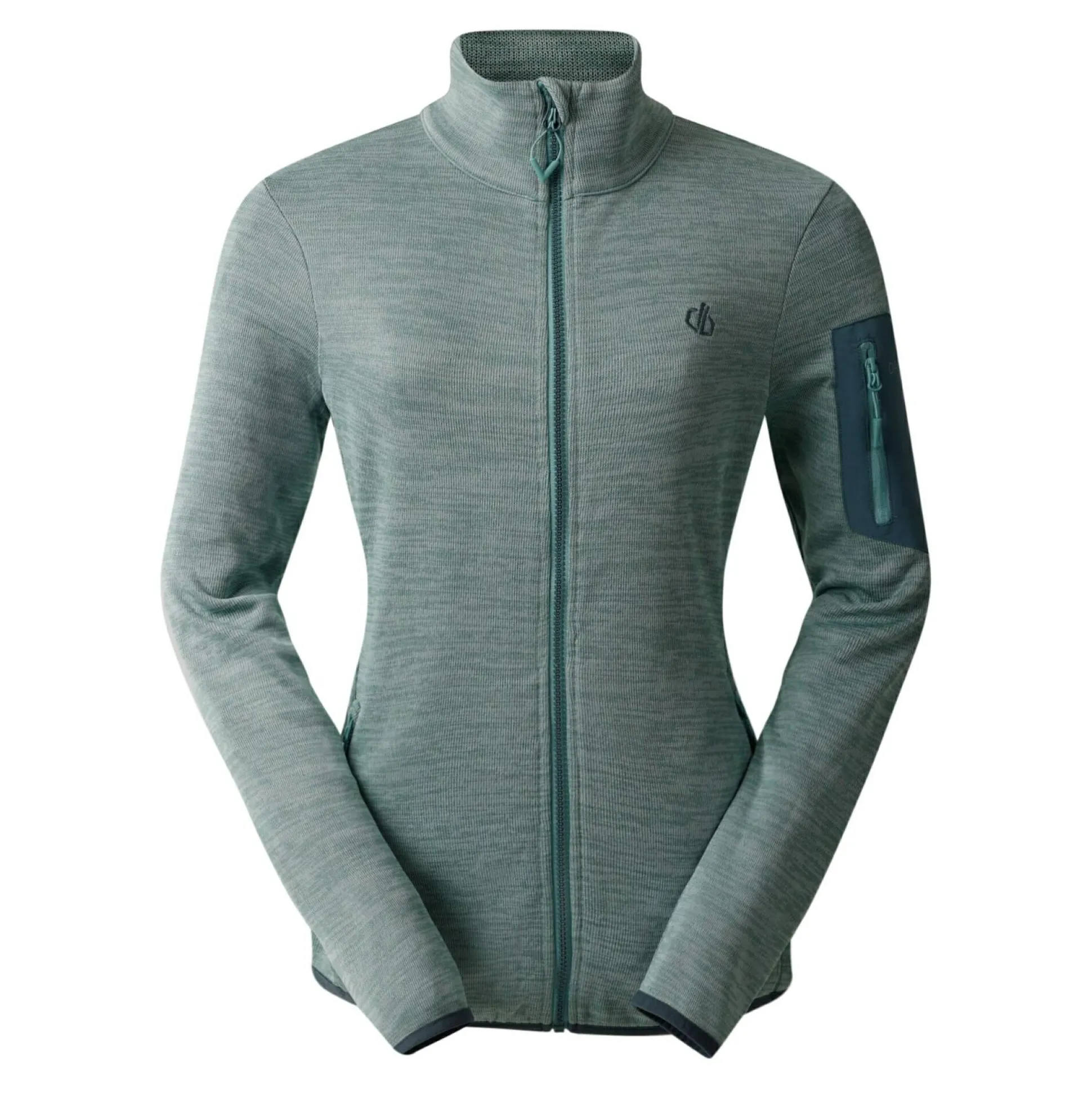 Dare 2b - Women's Torrek Mountain Zip Through Fleece | Aquifer & Peach Bloom