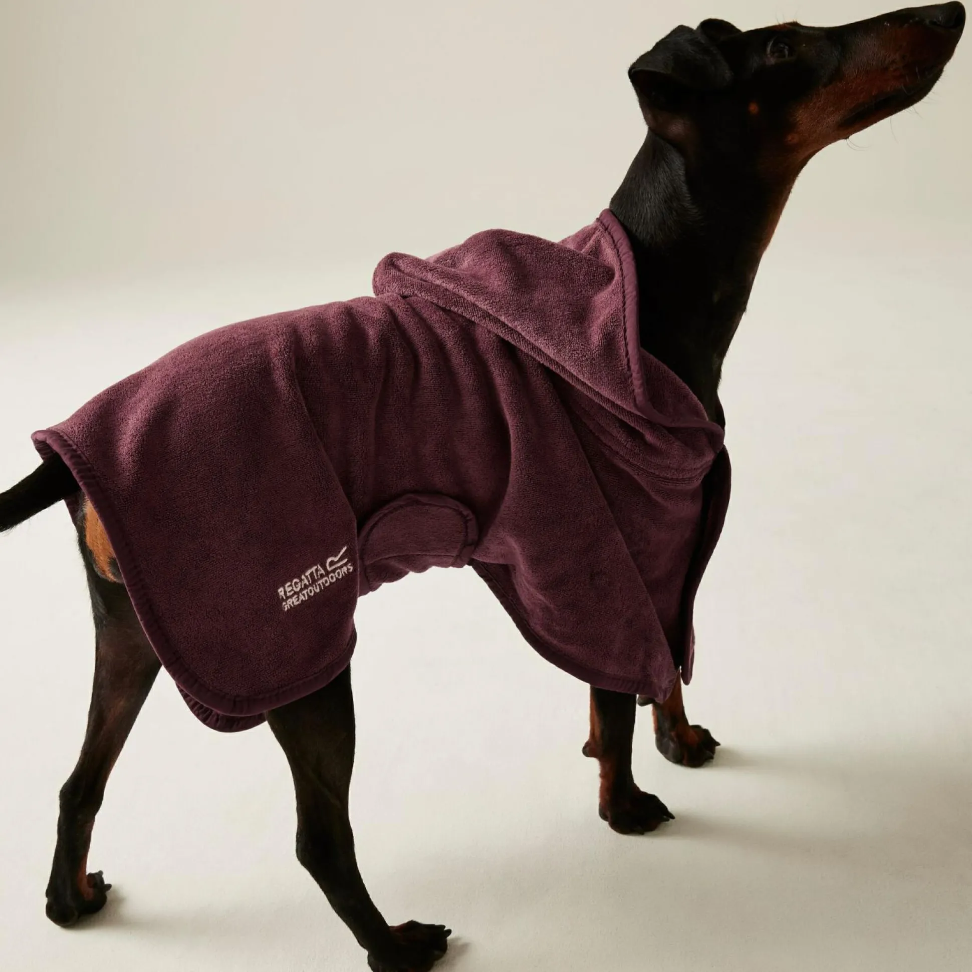 Dog Drying Coat | Claret