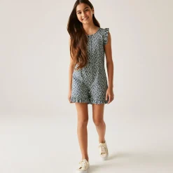 Girls Orla Kiely Playsuit | Jasmine Flower Blue