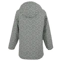 Girls Orla Kiely Swing Waterproof Jacket | Jasmine Flower Black