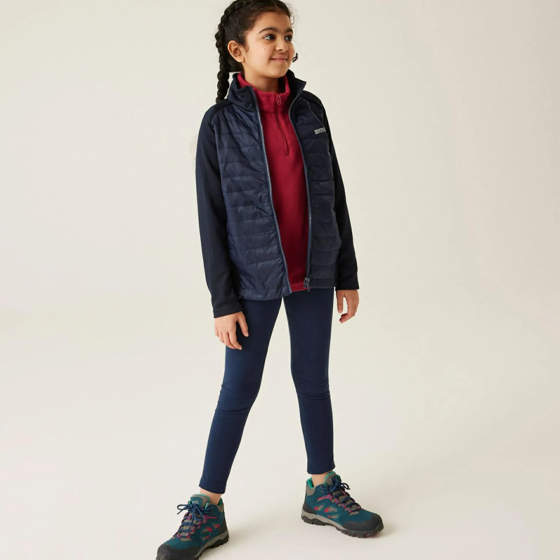 Girls Trekktain 3-in-1 Jacket | Coronet Blue Clear Sky