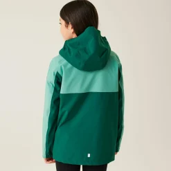 Girls Trekktain 3-in-1 Jacket | Rain Forest Dusty Green