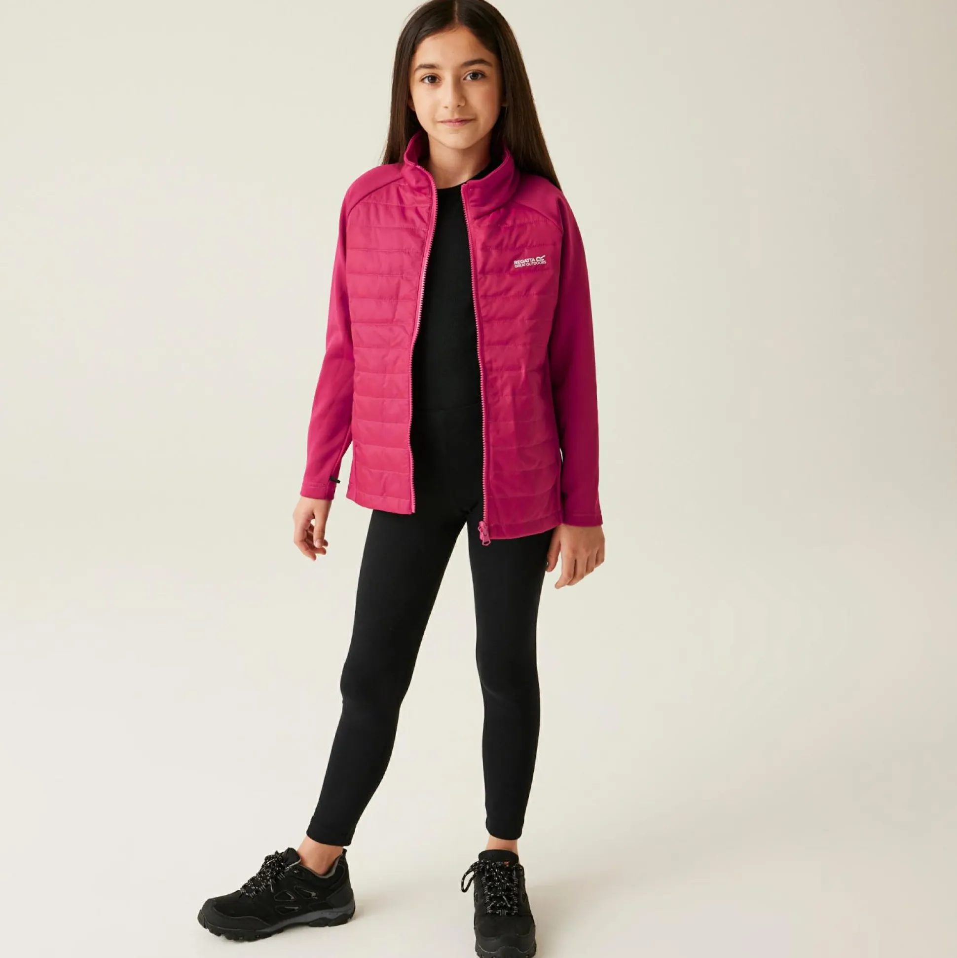 Girls Trekktain 3-in-1 Jacket | Rain Forest Dusty Green