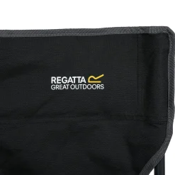 Isla Double Camping Chair with Storage Bag | Black Seal Grey
