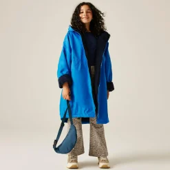 Junior Waterproof Changing Robe | Navy Blue