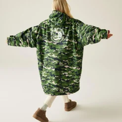 Junior Waterproof Changing Robe | Green