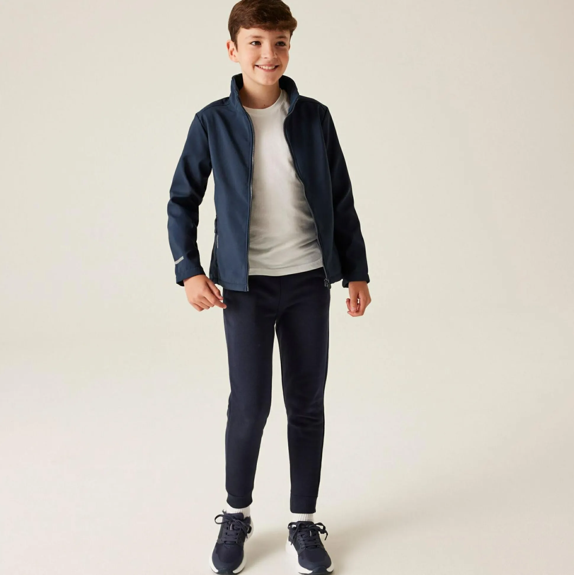 Kids' Ablaze 2-Layer Softshell | Navy/Navy
