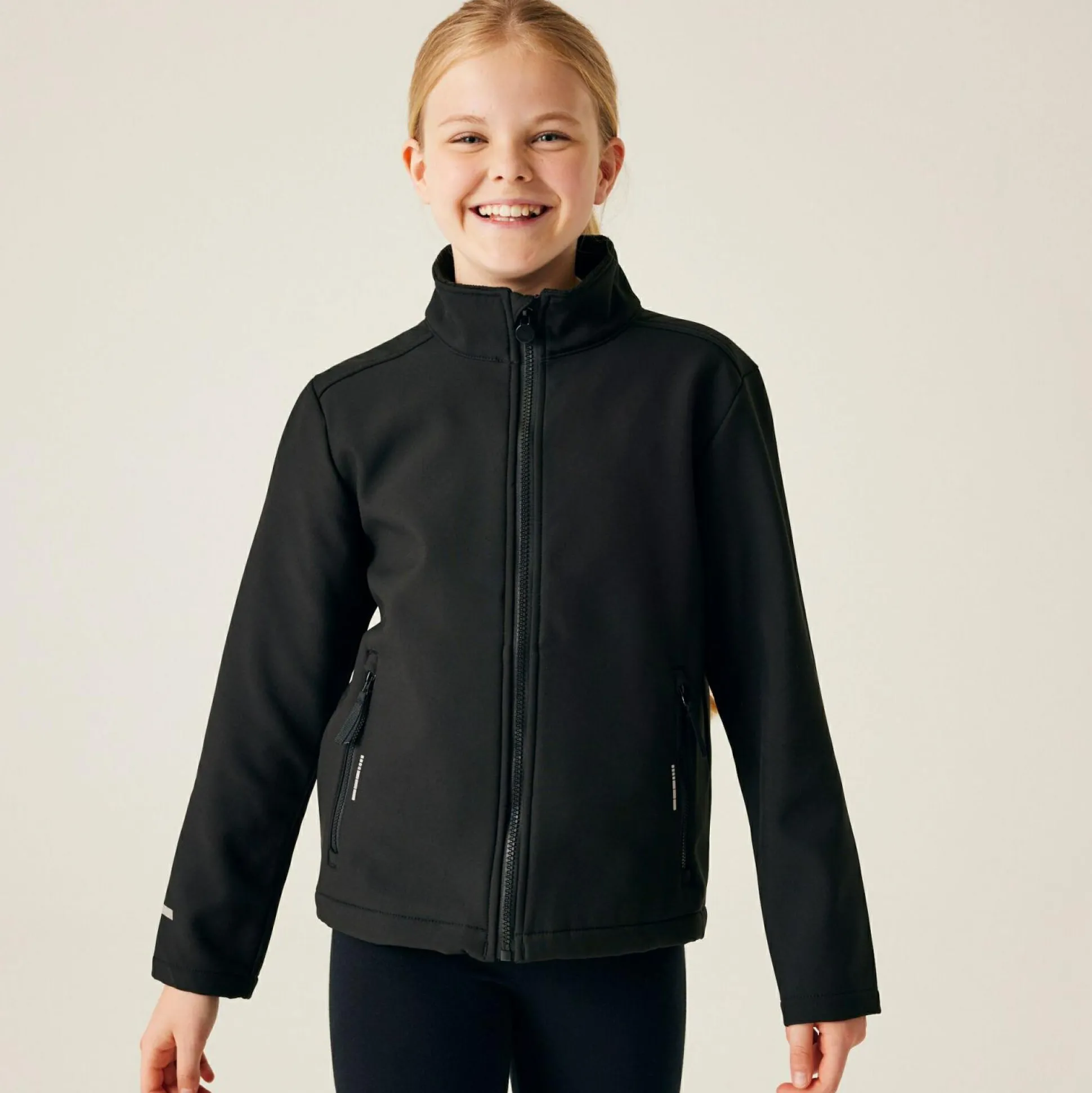 Kids' Ablaze 2-Layer Softshell | Black
