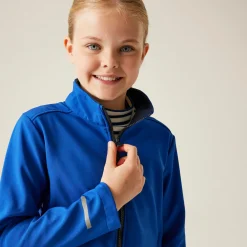Kids' Ablaze 2-Layer Softshell | New Royal/Navy