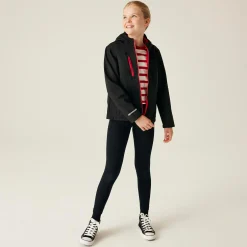 Kids' Ablaze 3-Layer Softshell Jacket | Black Classic Red