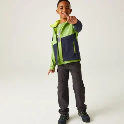 Kids' Acidity VII Softshell Jacket | Piquant Green Navy