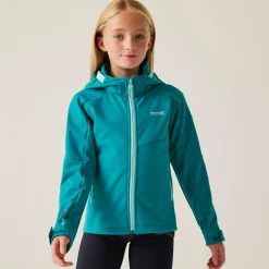 Kids' Acidity VIII Softshell Jacket | Exotic Plume Aruba Blue