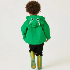 Kids' Animal Print Waterproof Jacket | Stompy The Dinosaur Jelly Bean