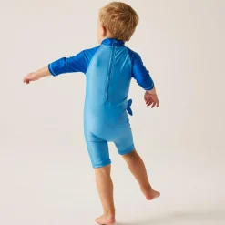 Kids' Animal Swimsuit | Bubble The Shark Elysium Blue Hawaiian Blue