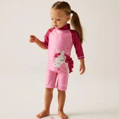 Kids' Animal Swimsuit | Luna The Unicorn Sweet Pink Pink Fusion
