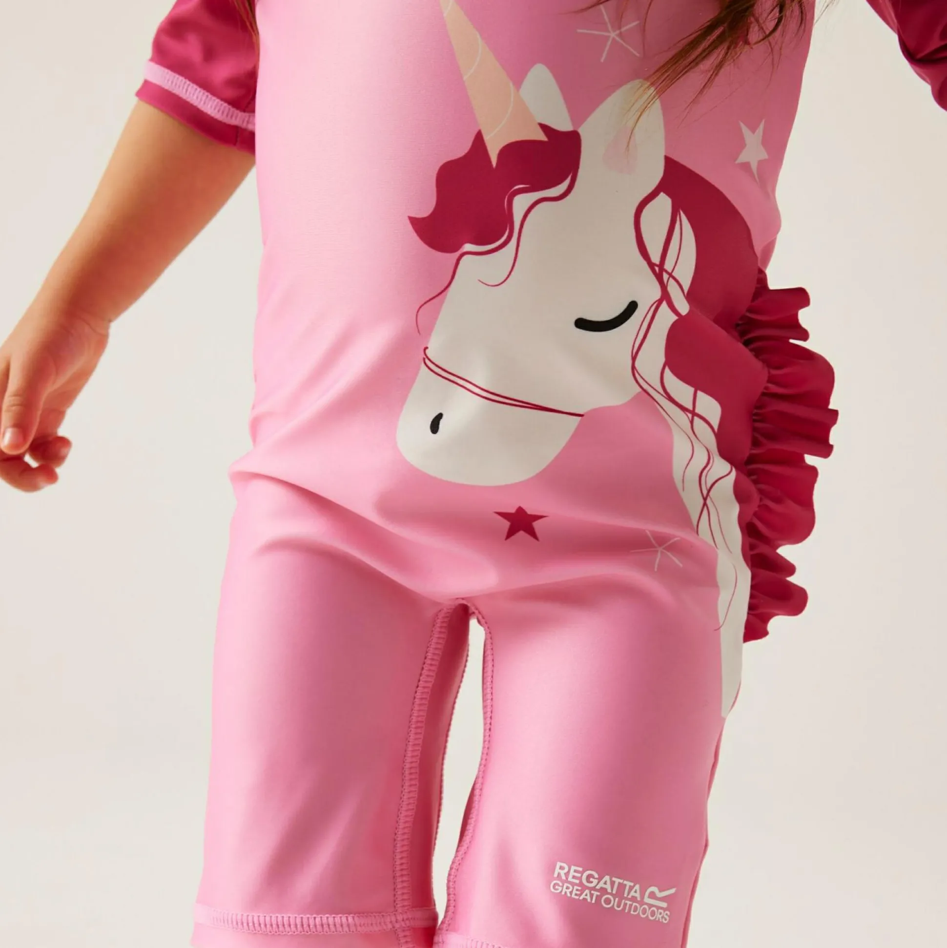 Kids' Animal Swimsuit | Luna The Unicorn Sweet Pink Pink Fusion