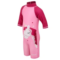 Kids' Animal Swimsuit | Luna The Unicorn Sweet Pink Pink Fusion