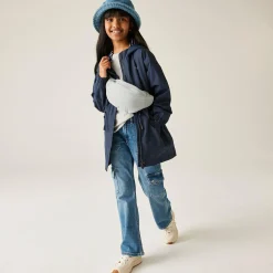 Kids' Ballina Waterpoof Jacket | Navy Navy White Stripe