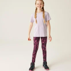 Kids' Barlia Winter Leggings | Deep Plum Marble