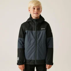 Kids' Beamz IV Waterproof Jacket | Seal Grey Black