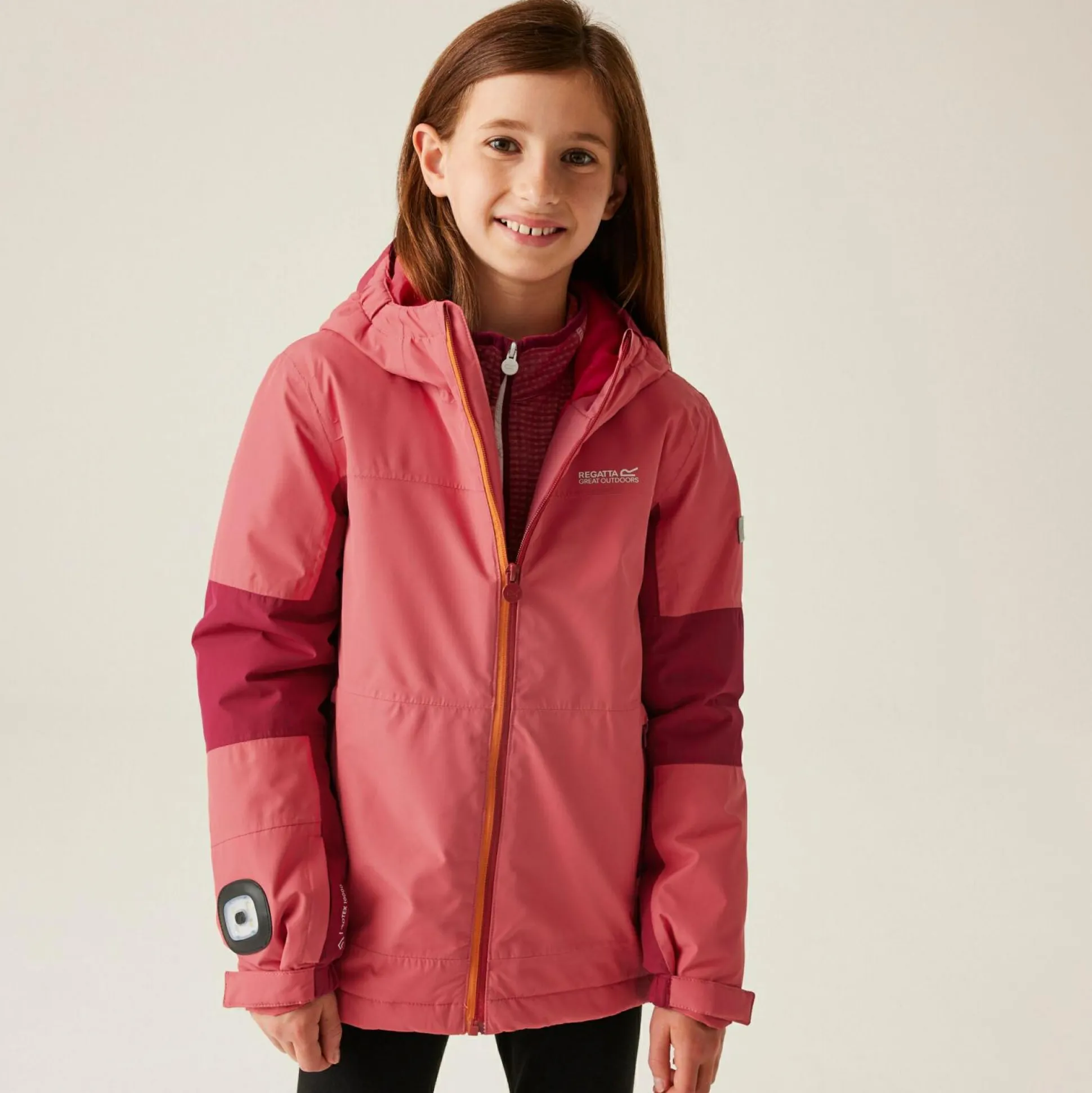 Kids' Beamz IV Waterproof Jacket | Mineral Red Rumba Red