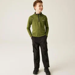 Kids' Berley Half Zip Top | Nephrite Green Black