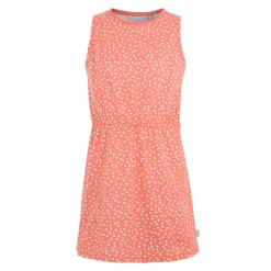Kids' Beylina Dress | Peach Bloom White Micro Dot