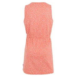 Kids' Beylina Dress | Peach Bloom White Micro Dot