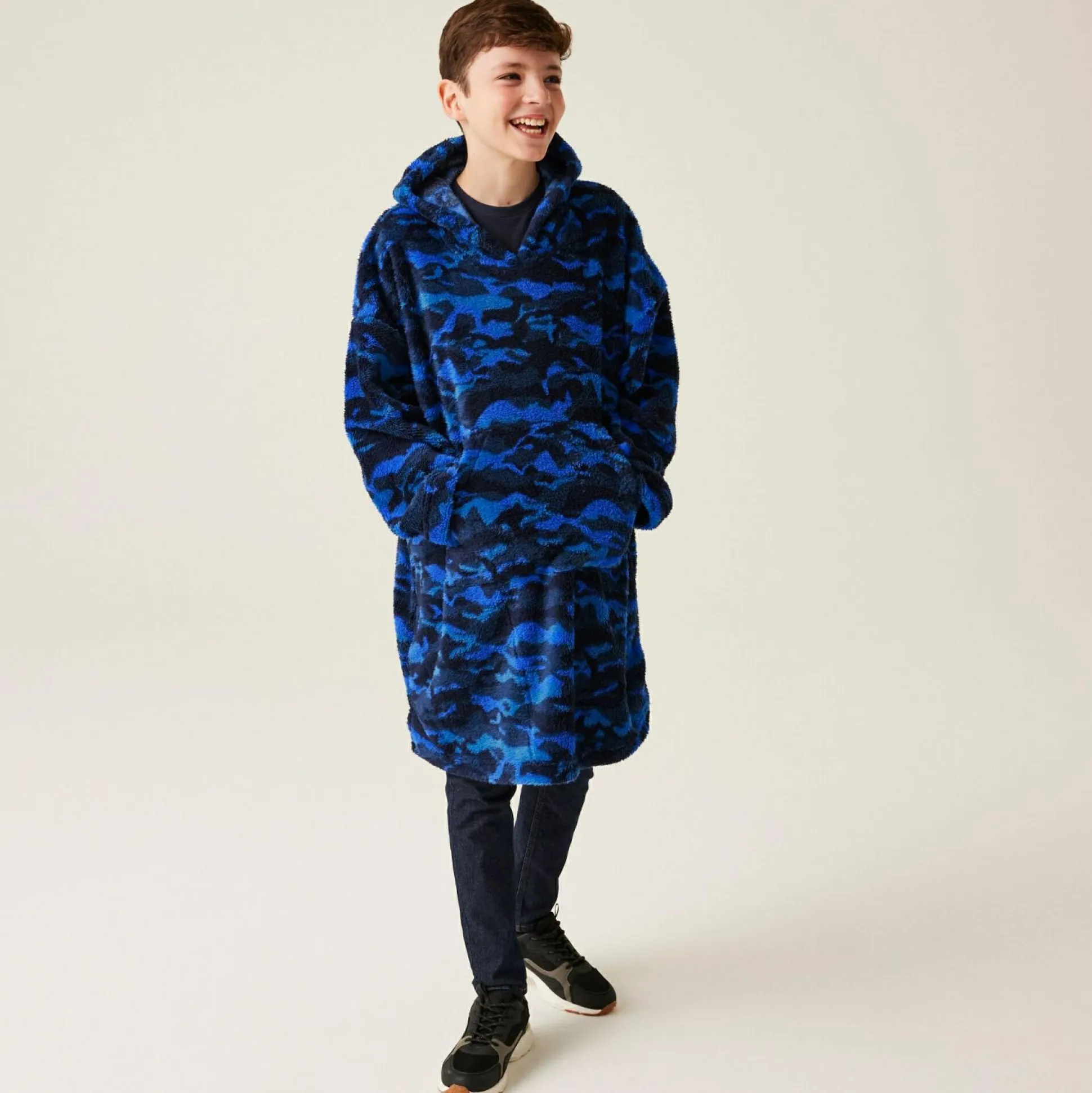 Kids' Cosy Poncho | Blue