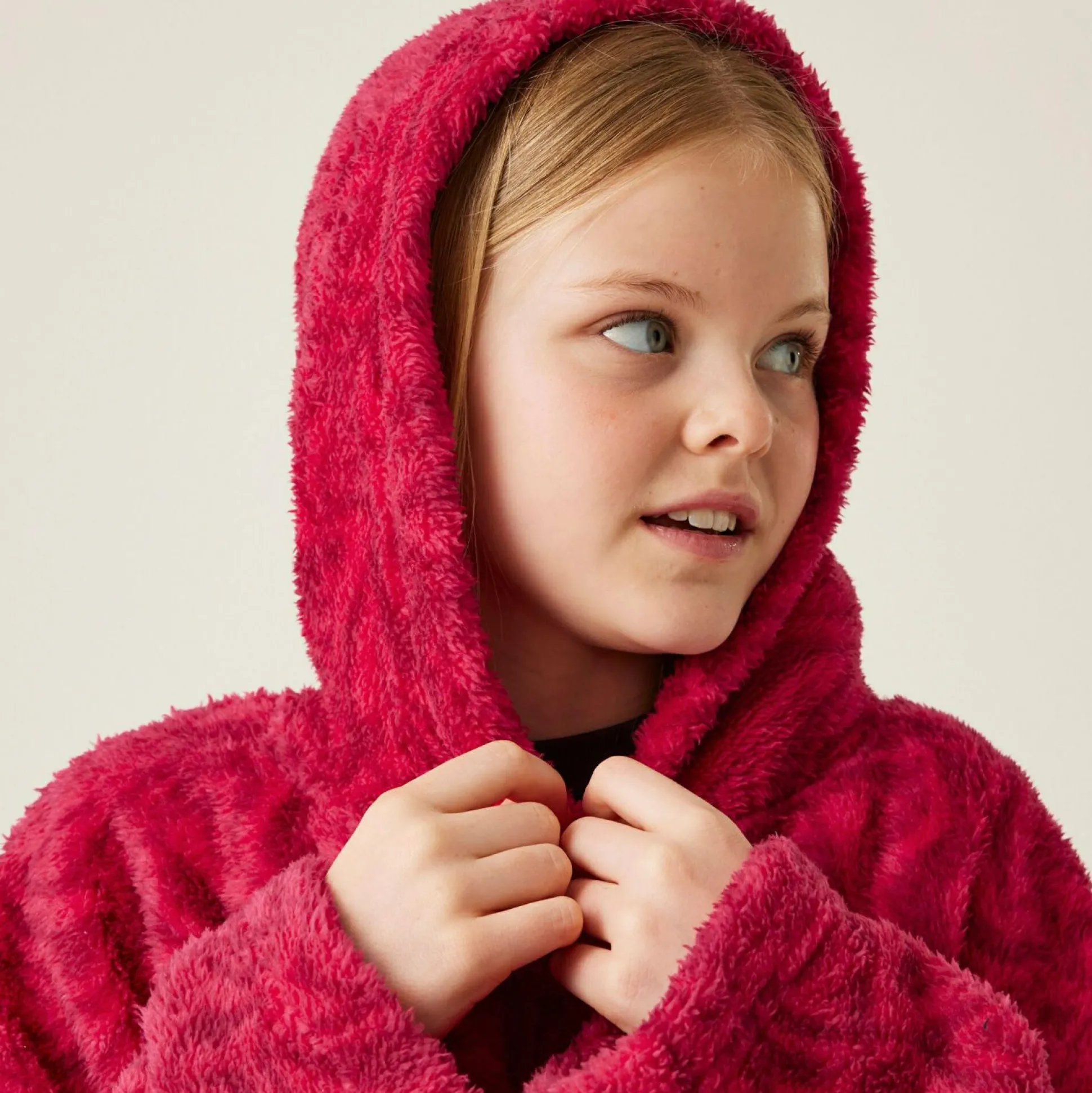Kids' Cosy Poncho | Pink