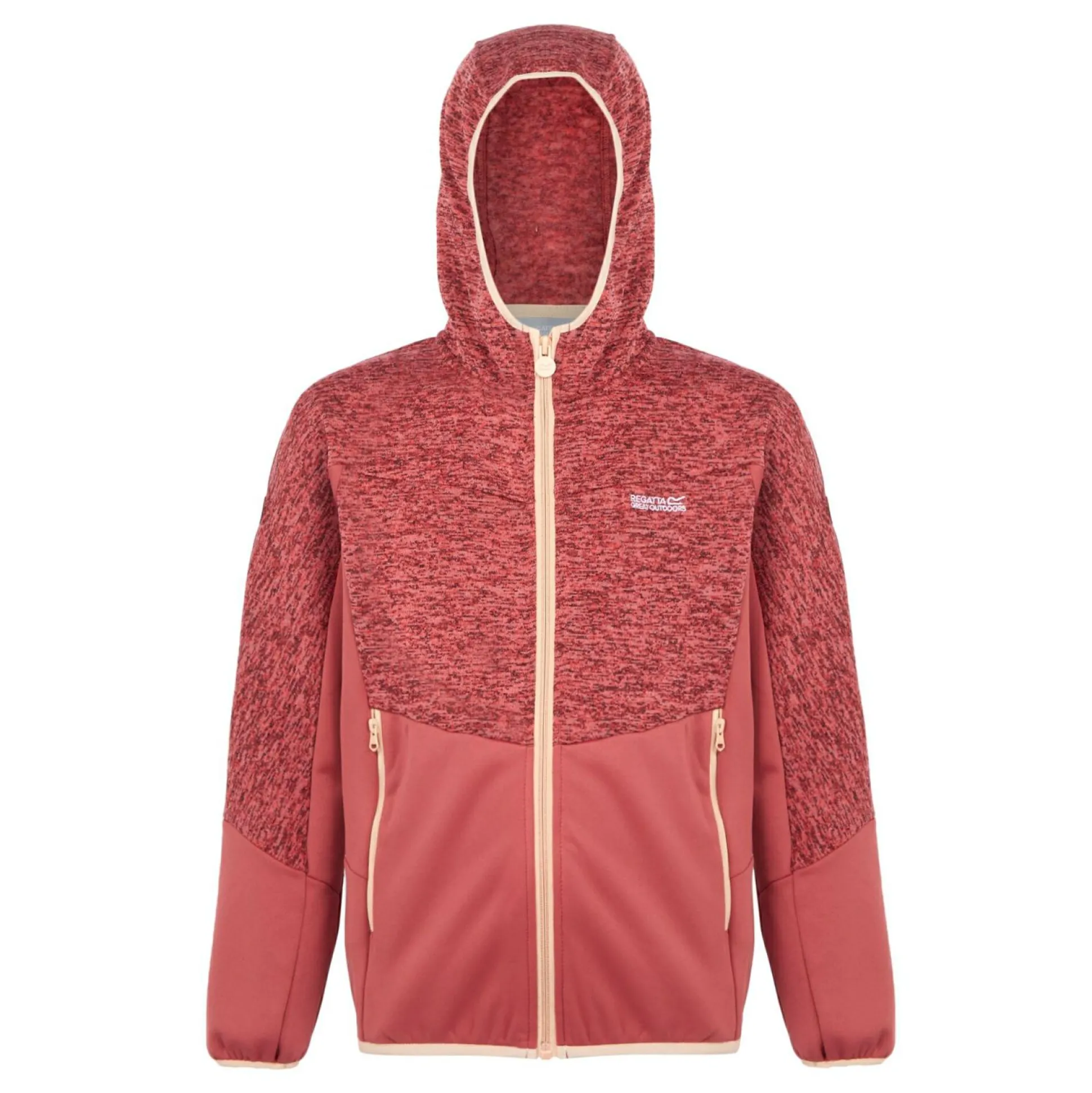 Kids' Dissolver IXI Full Zip Fleece | Red Sky Mineral Red