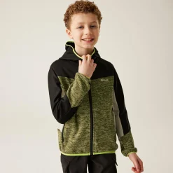 Kids' Dissolver IXI Full Zip Fleece | Nephrite Green Black