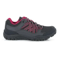 Kids' Edgepoint Waterproof Low Walking Shoes | Steel Pink Fusion