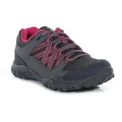 Kids' Edgepoint Waterproof Low Walking Shoes | Steel Pink Fusion