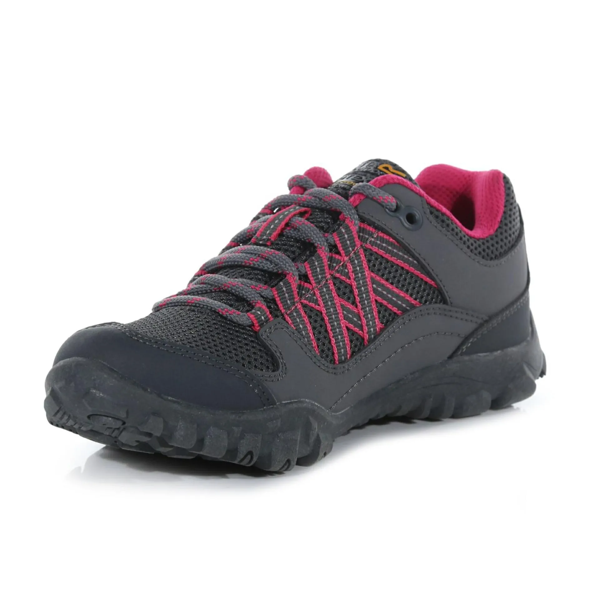Kids' Edgepoint Waterproof Low Walking Shoes | Steel Pink Fusion