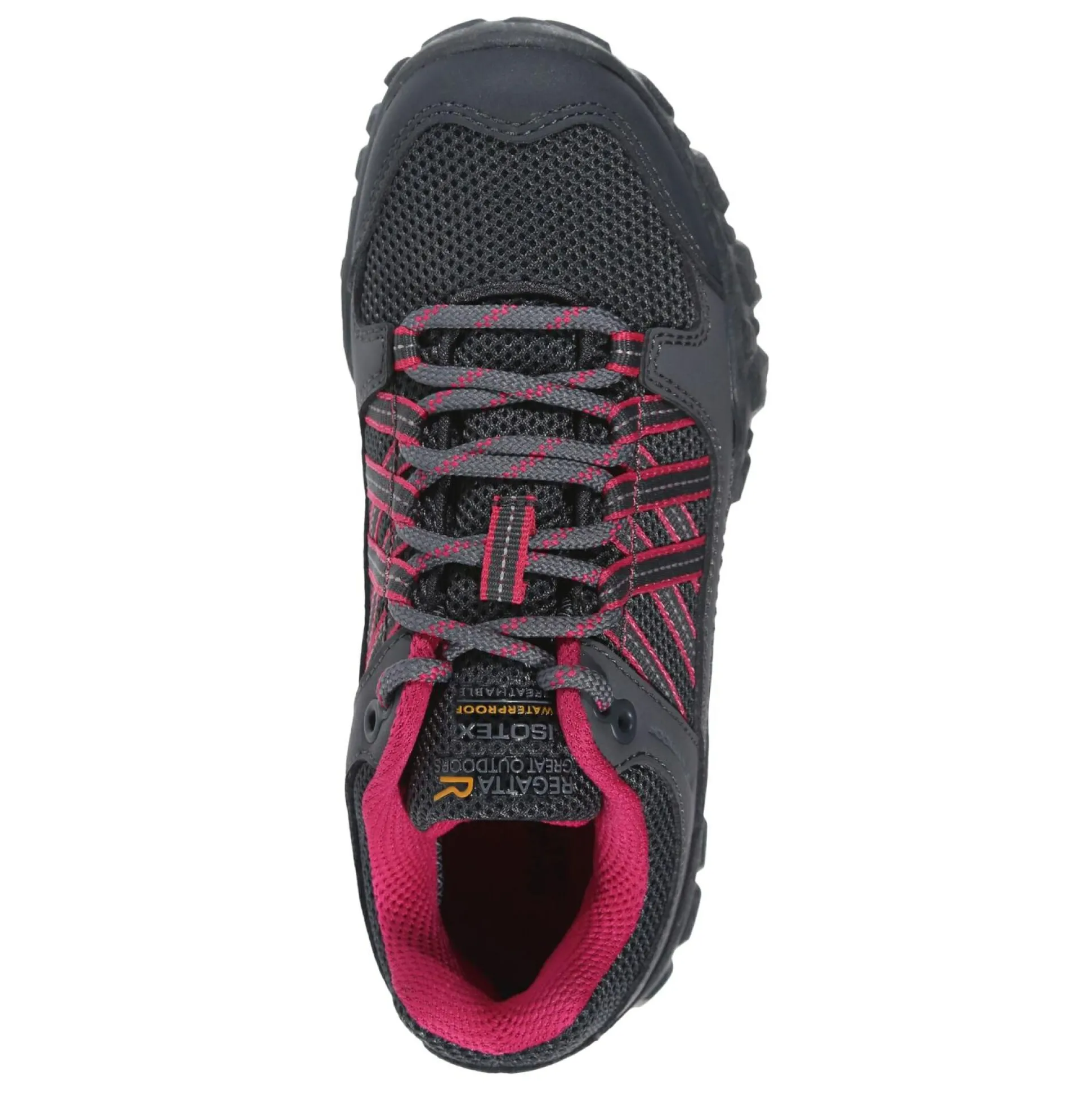 Kids' Edgepoint Waterproof Low Walking Shoes | Steel Pink Fusion