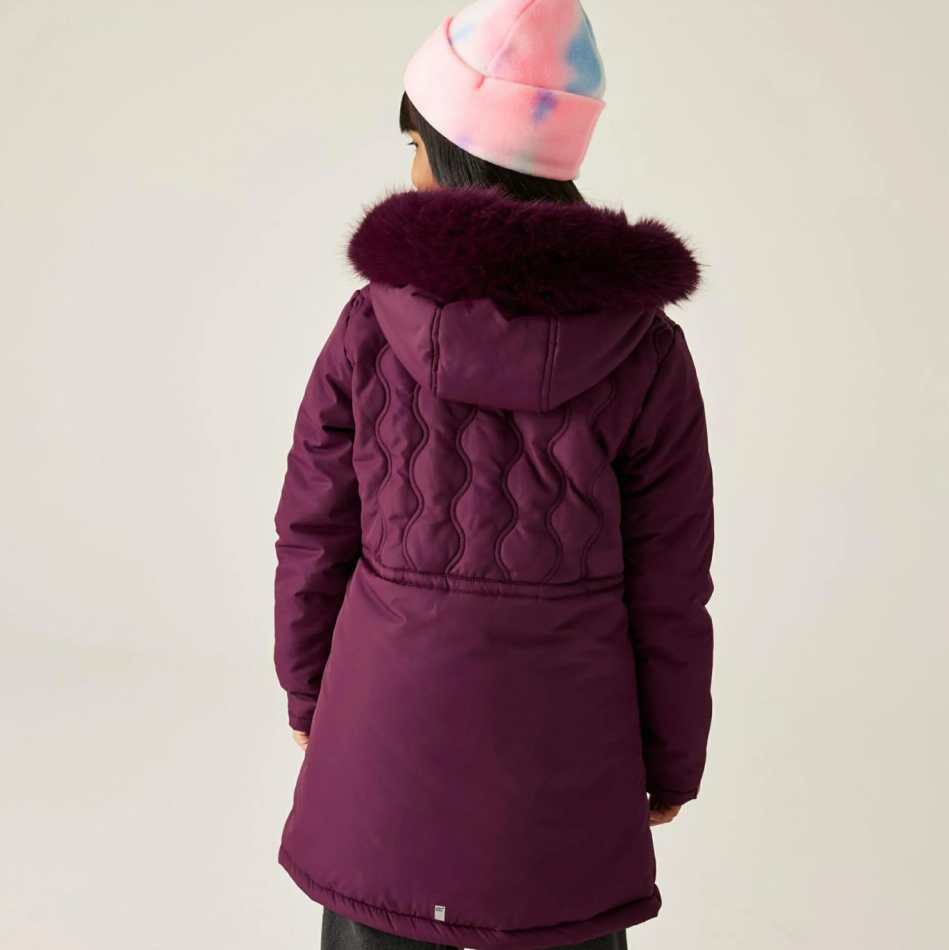 Kids' Fabriziall Quilted Jacket | Fig Purple