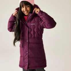Kids' Fabriziall Quilted Jacket | Fig Purple