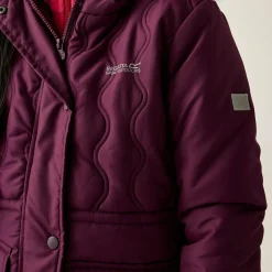 Kids' Fabriziall Quilted Jacket | Fig Purple