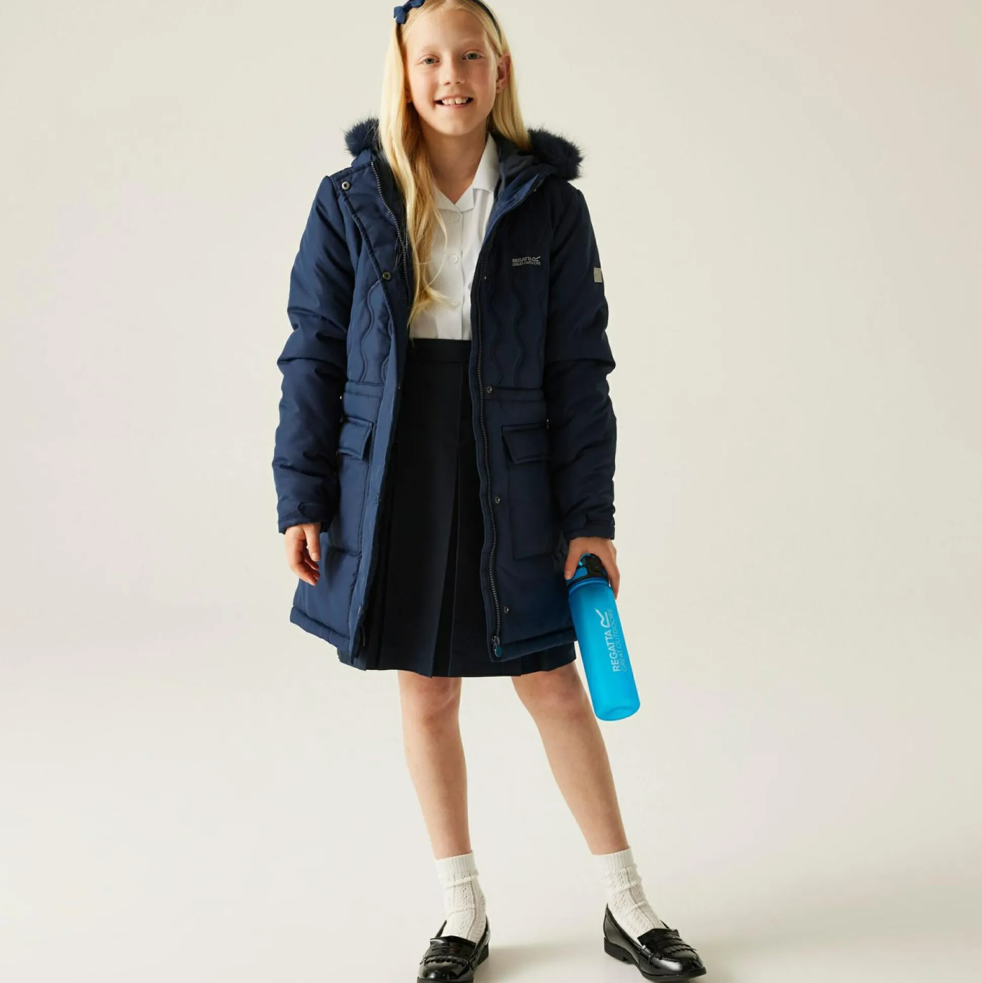 Kids' Fabriziall Quilted Jacket | Navy Blue