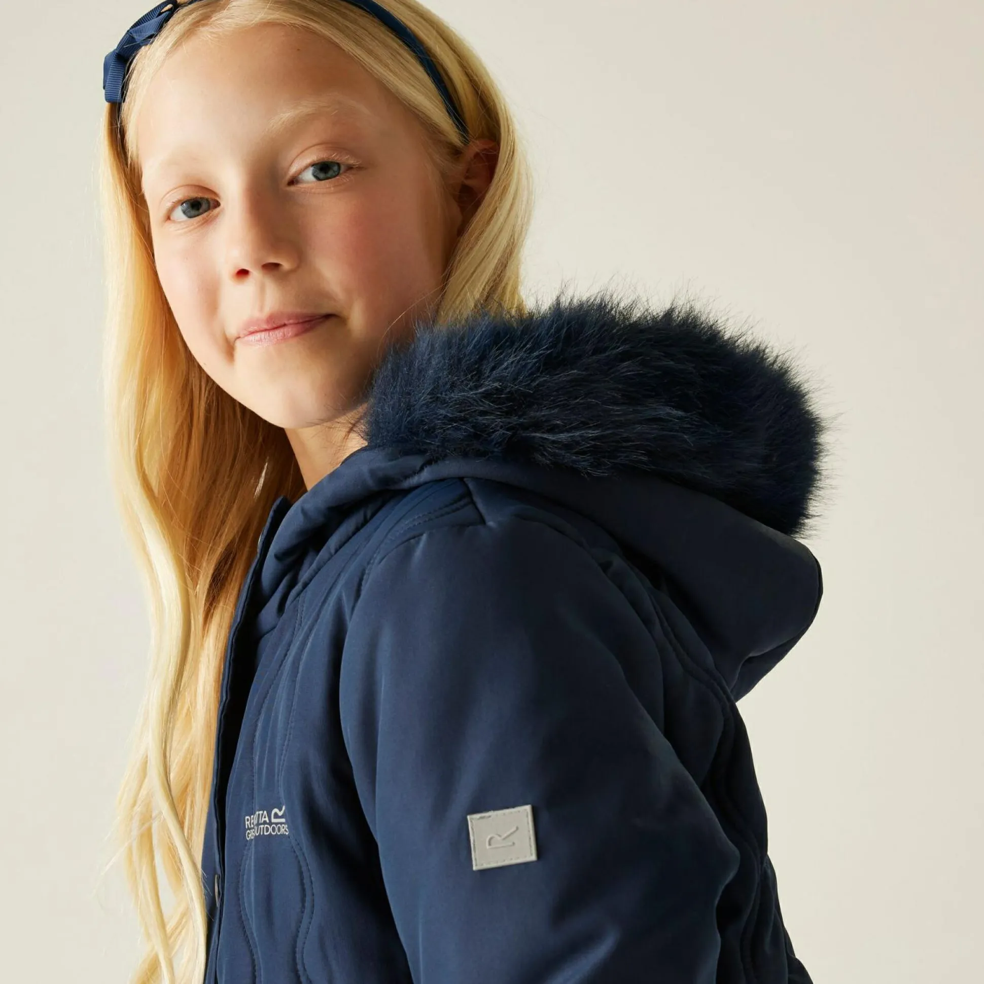 Kids' Fabriziall Quilted Jacket | Navy Blue