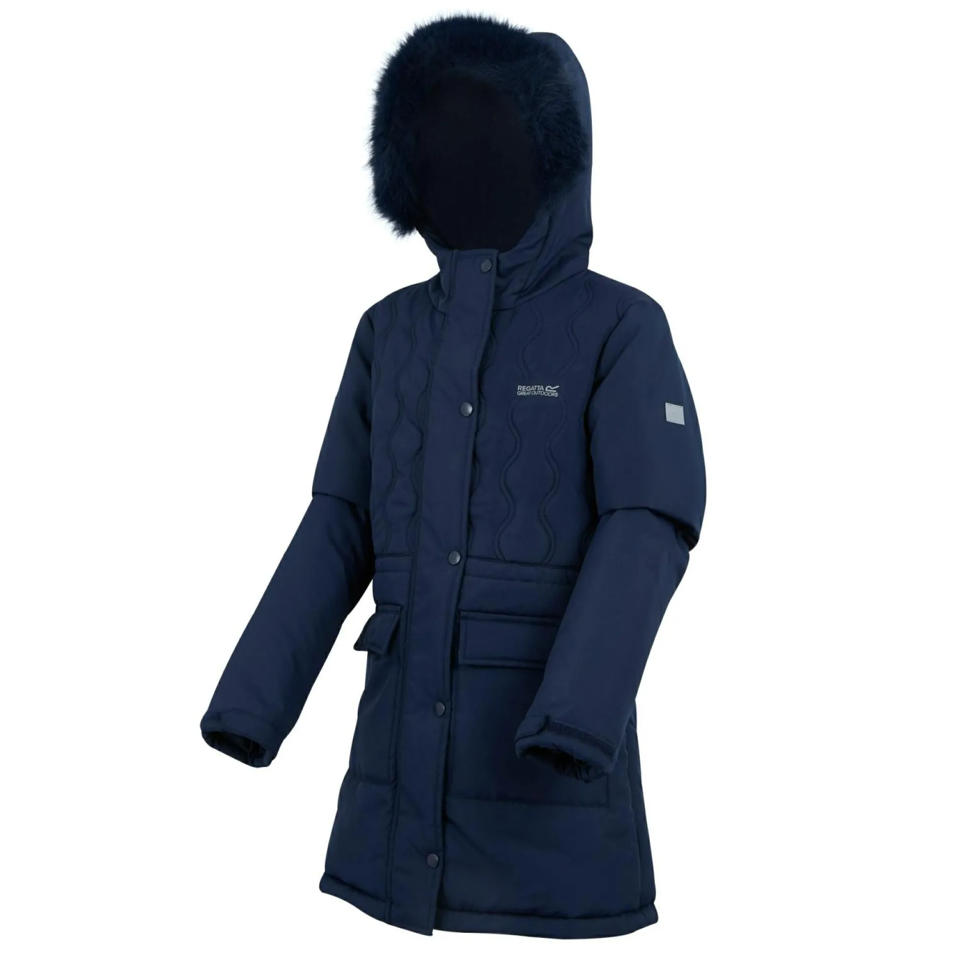 Kids' Fabriziall Quilted Jacket | Navy Blue