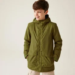 Kids' Farbank Waterproof Jacket | Nephrite Green Black