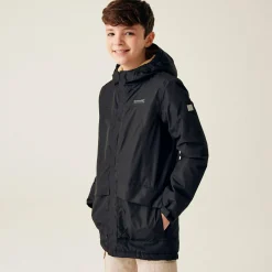 Kids' Farbank Waterproof Jacket | Black Oat