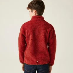 Kids' Frankie Full Zip Fleece | Red Ochre