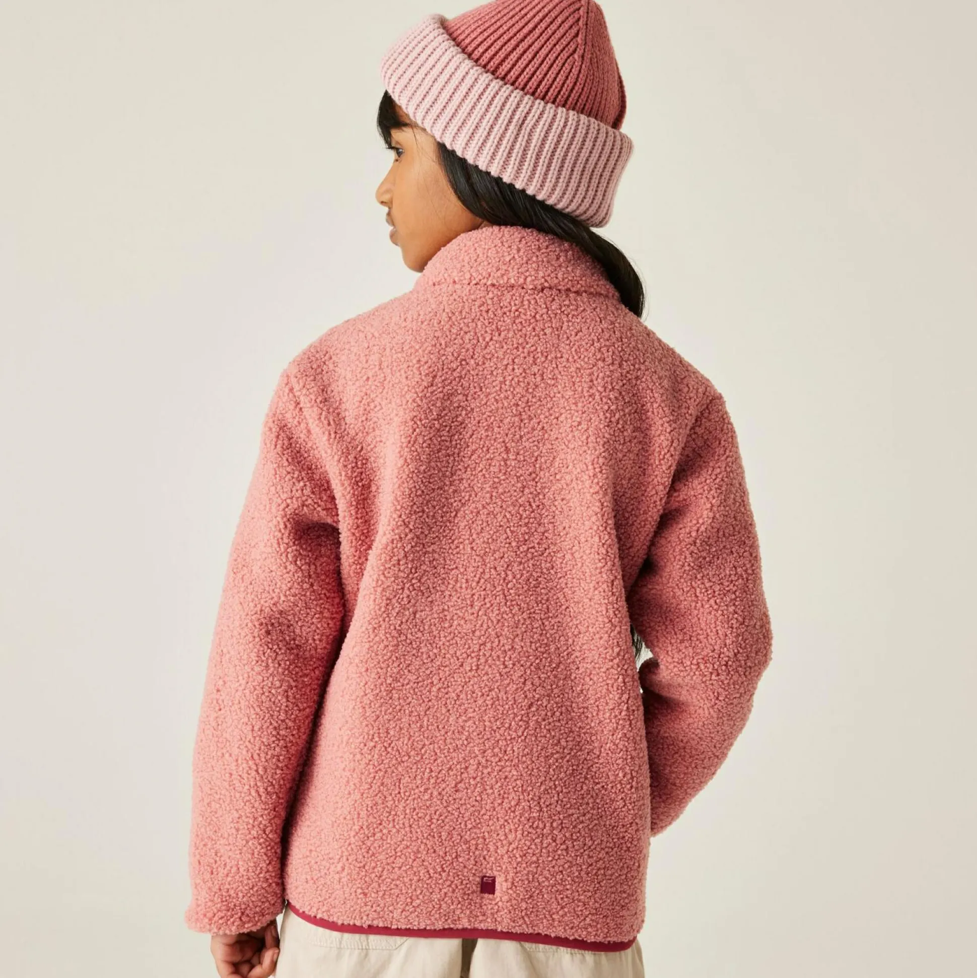 Kids' Frankie Warm Full Zip Fleece | Dusty Rose