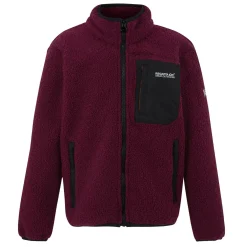 Kids' Frankie Warm Full Zip Fleece | Dark Pimento