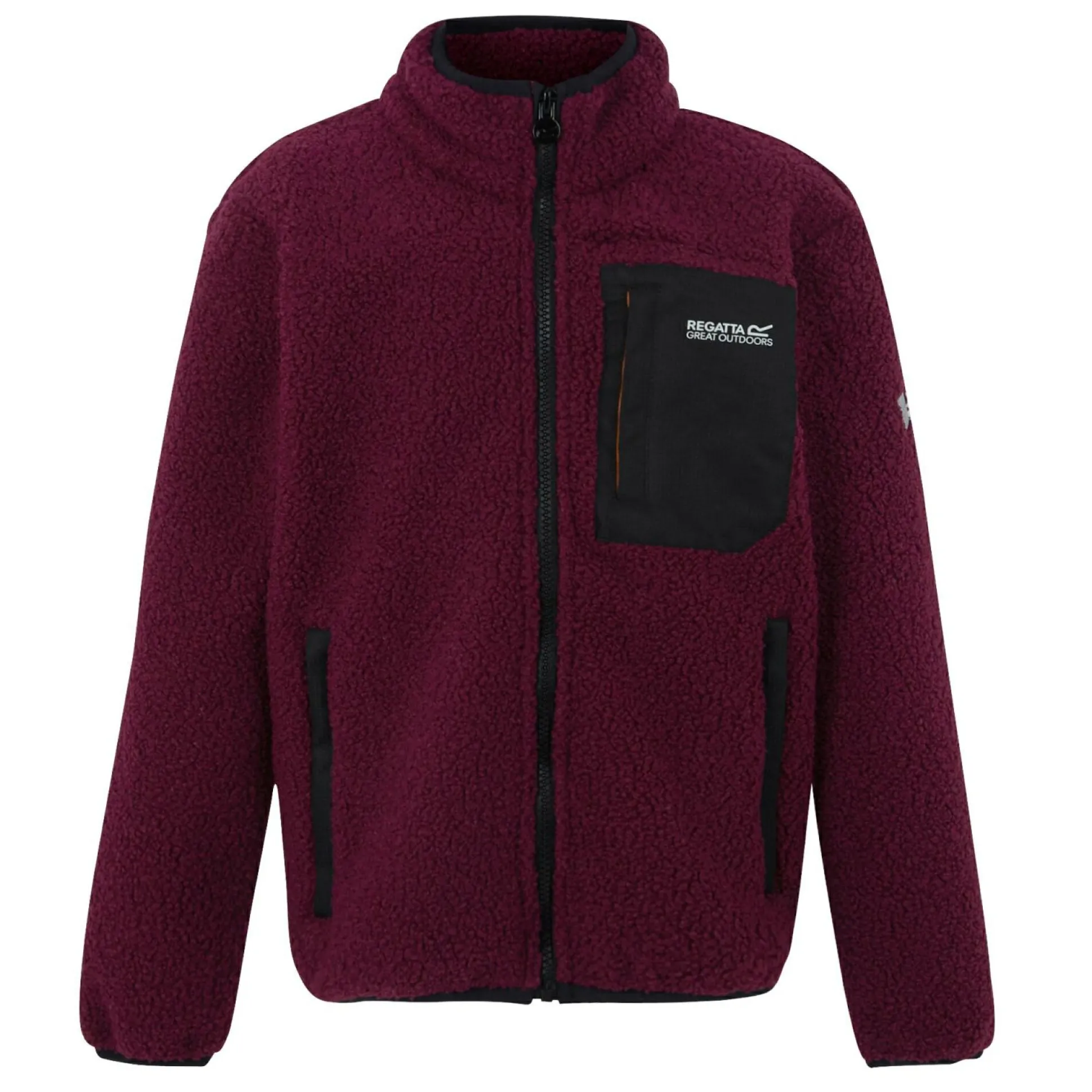 Kids' Frankie Warm Full Zip Fleece | Dark Pimento