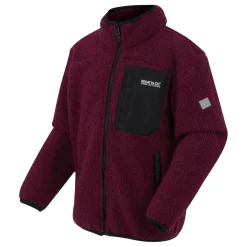 Kids' Frankie Warm Full Zip Fleece | Dark Pimento